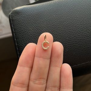 14k diamond pendant
